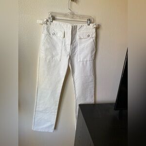 Martin Margiela Men’s Trouser Pants White Size 44 IT Front Pockets Straight Pant